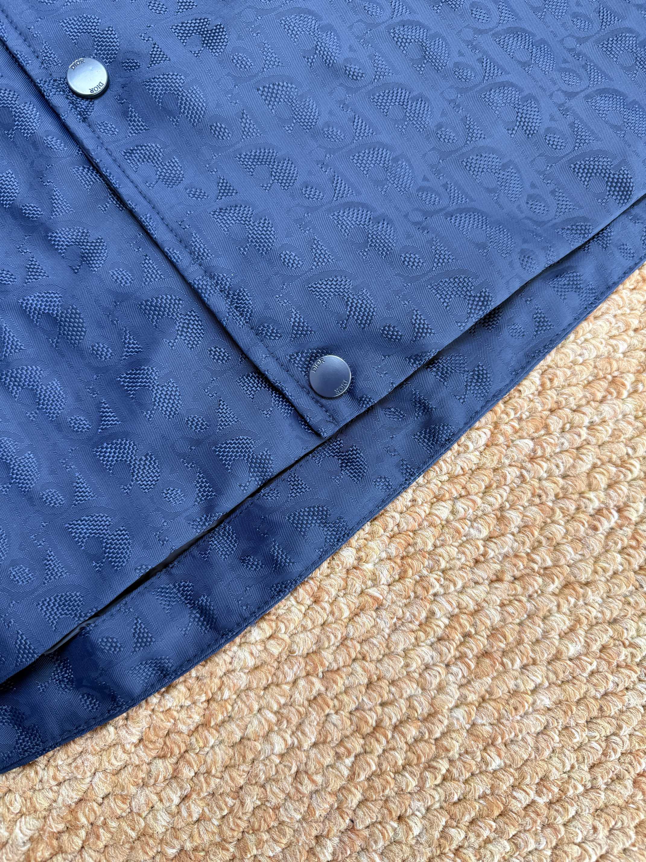 Dior 디올 25SS 오블리크 패턴 블루 테크 패브릭 자켓 16
