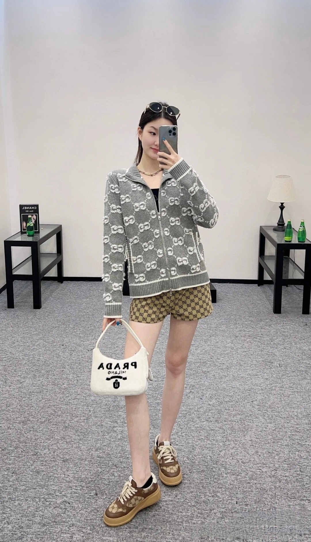 GUCCI 구찌 GG 자카드 울 니트 집업 5