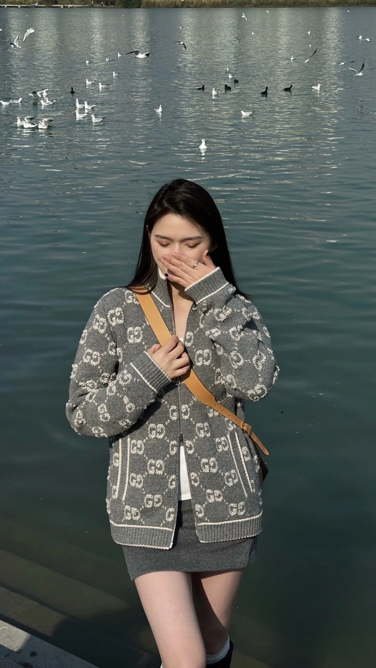 GUCCI 구찌 GG 자카드 울 니트 집업 9