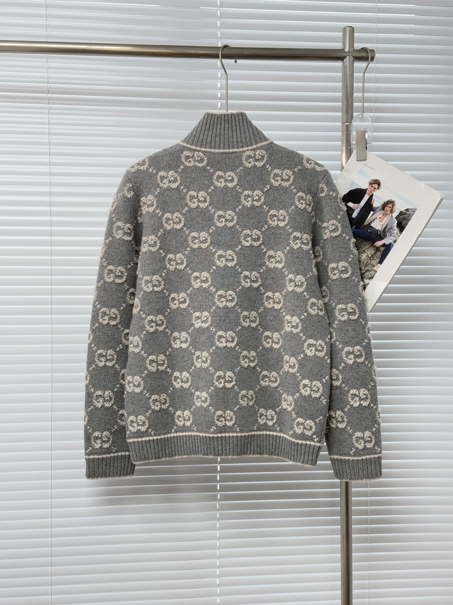 GUCCI 구찌 GG 자카드 울 니트 집업 12