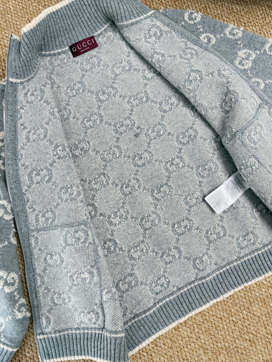 GUCCI 구찌 GG 자카드 울 니트 집업 18