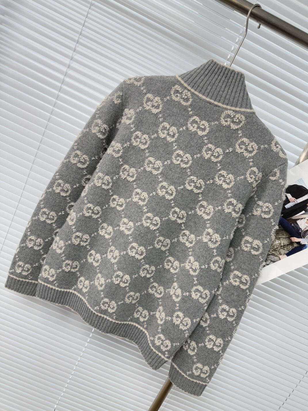 GUCCI 구찌 GG 자카드 울 니트 집업 21