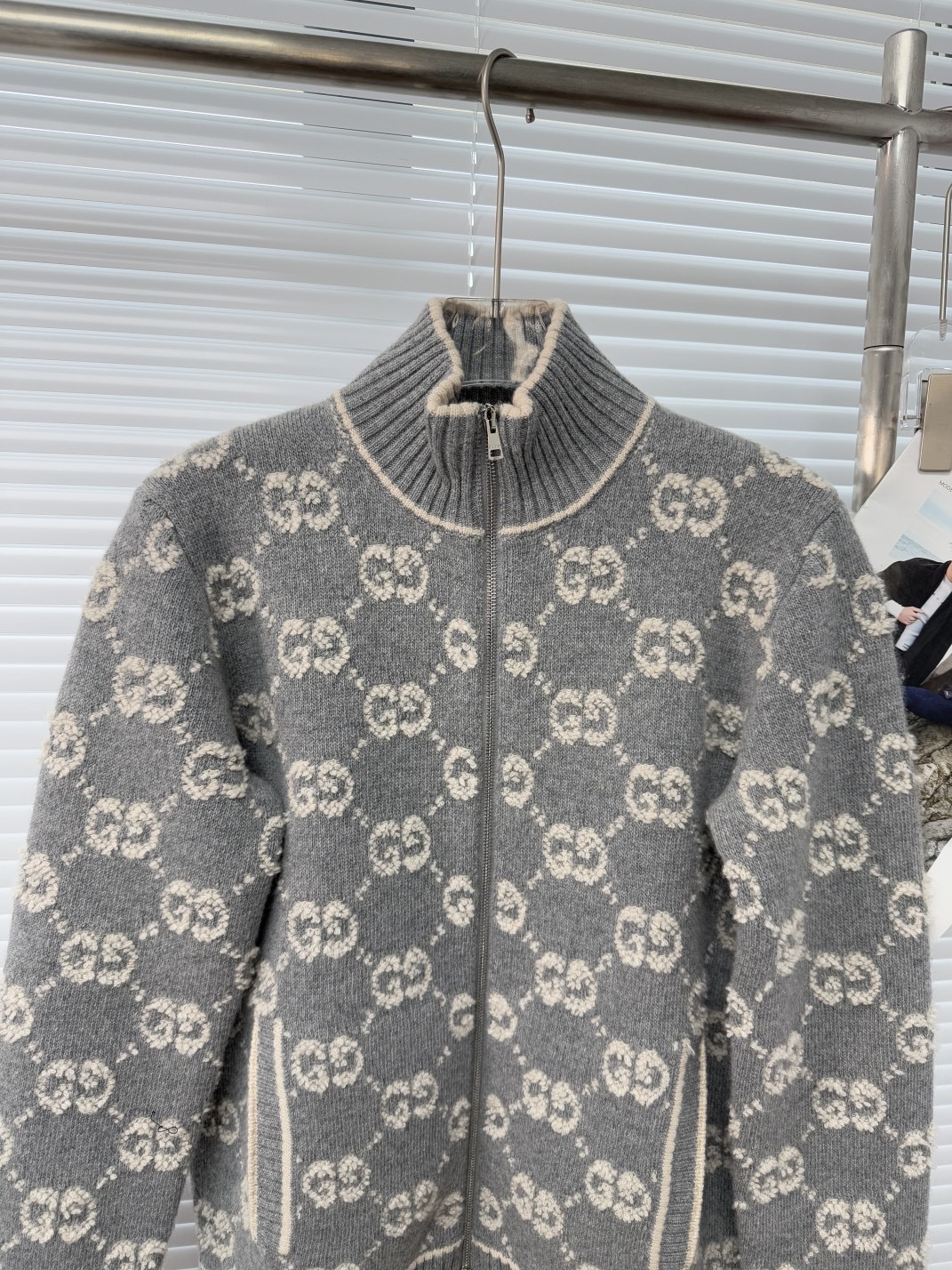 GUCCI 구찌 GG 자카드 울 니트 집업 22