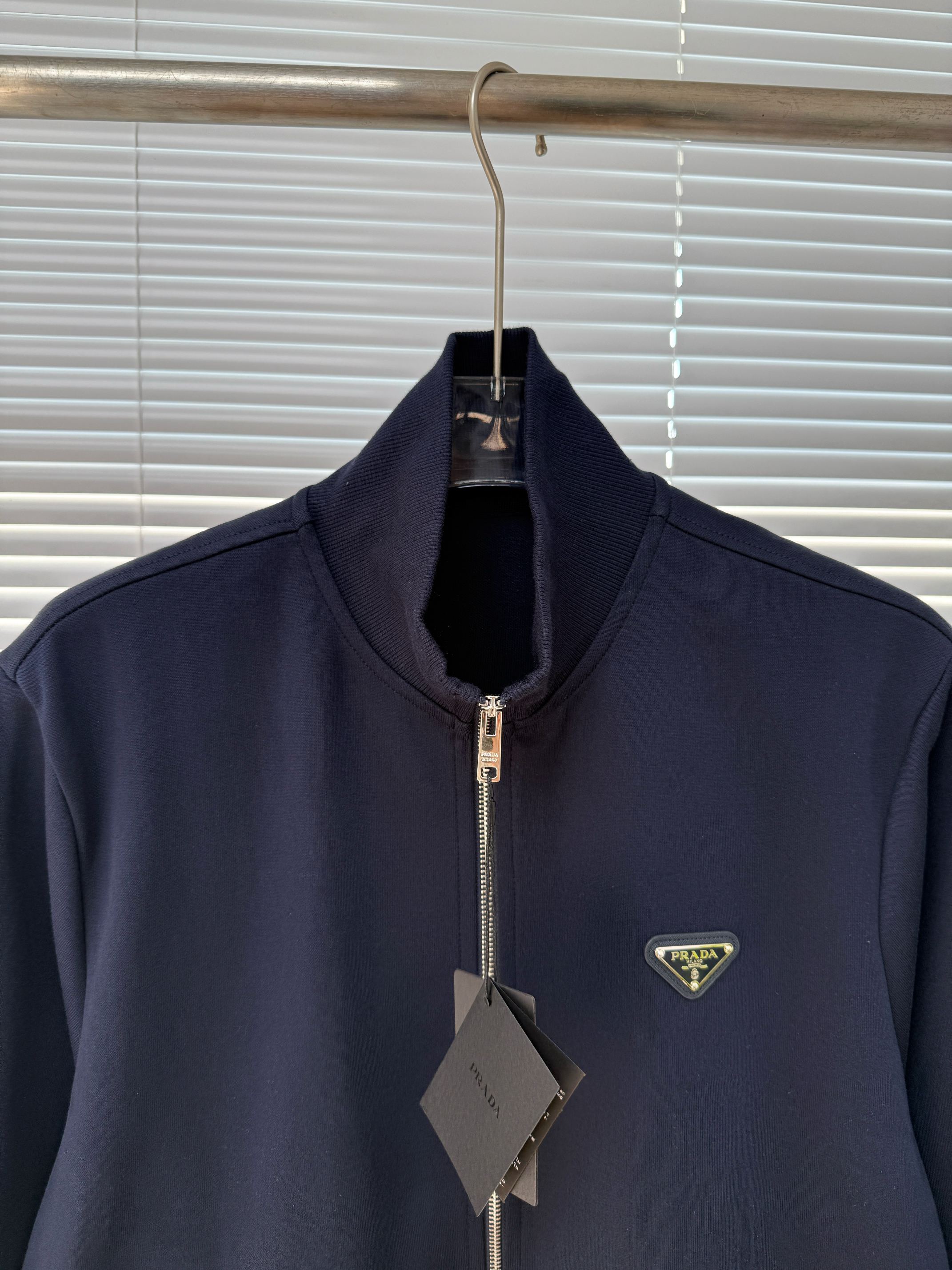 Prada 프라다 더블코튼 스탠드넥 집업 자켓 8