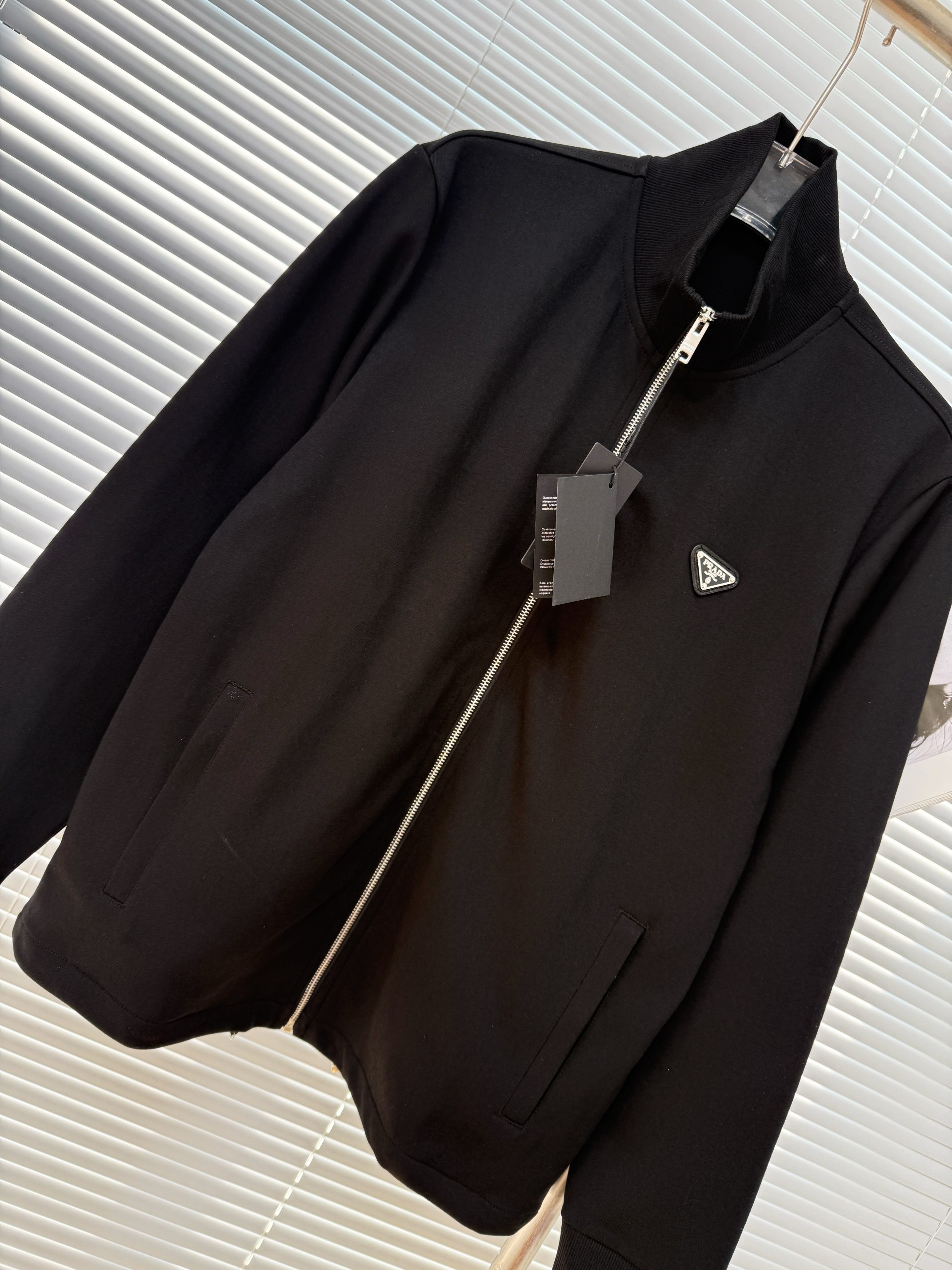 Prada 프라다 더블코튼 스탠드넥 집업 자켓 22