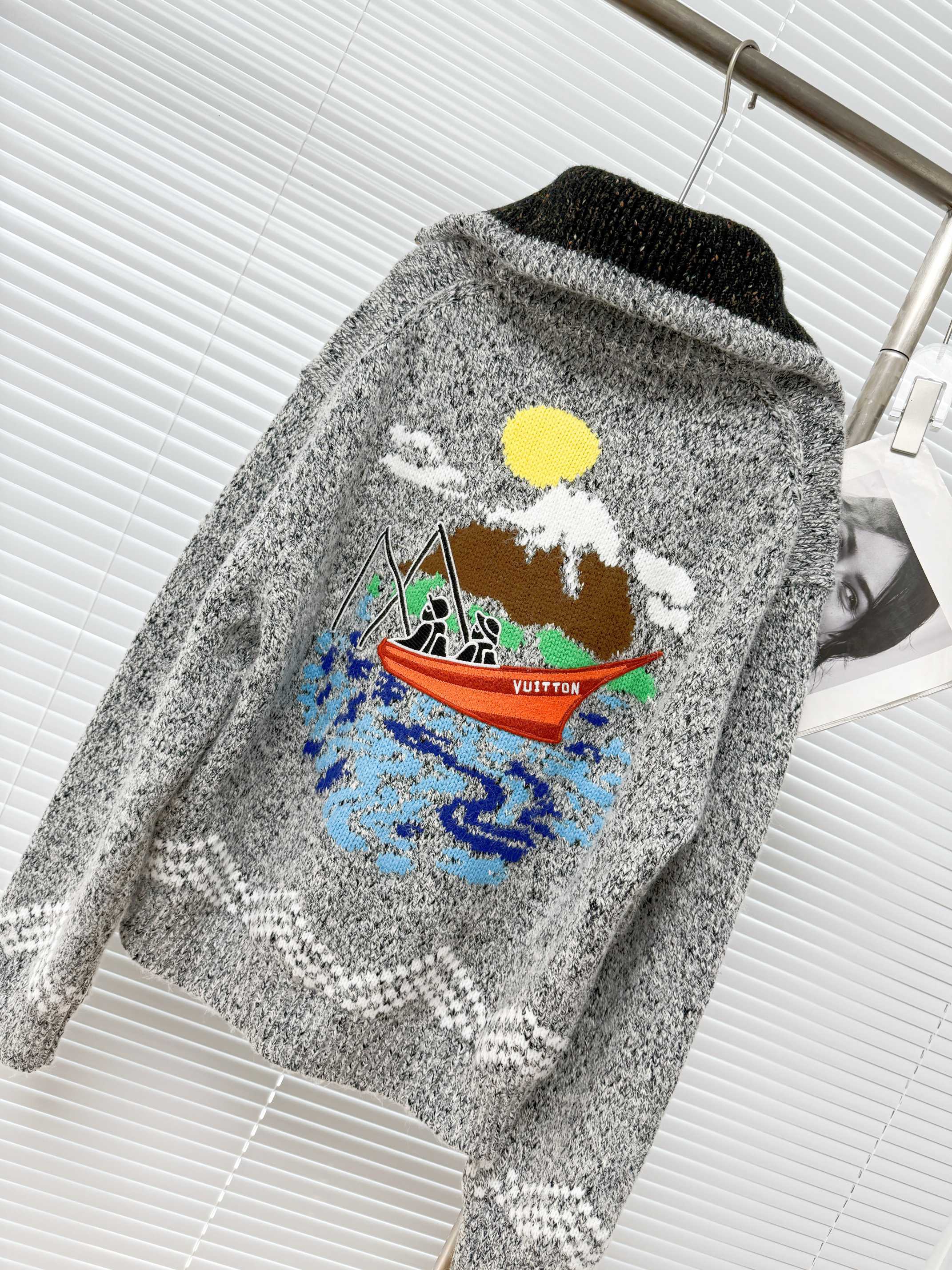 Louis Vuitton 루이비통 x NIGO 25FW 울 블렌드 집업 니트 후드 자켓 21