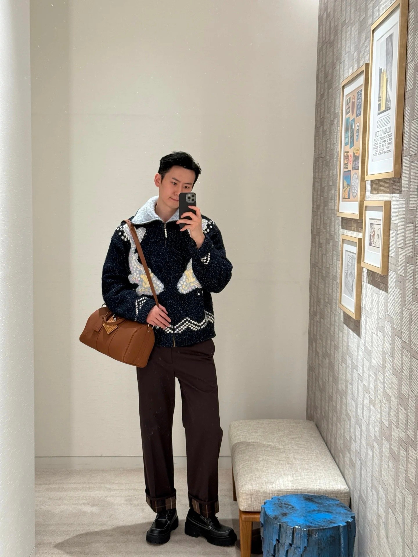 LOUIS VUITTON 루이비통 x Nigo 2025 FW 코이피쉬 니트 하이넥 스웨터 5