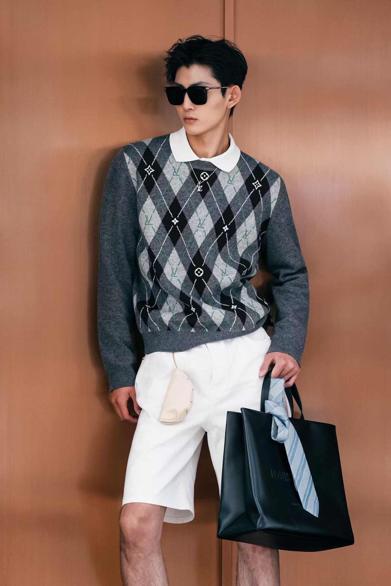 Louis Vuitton 루이비통 아가일 자카드 울 니트 스웨터 2