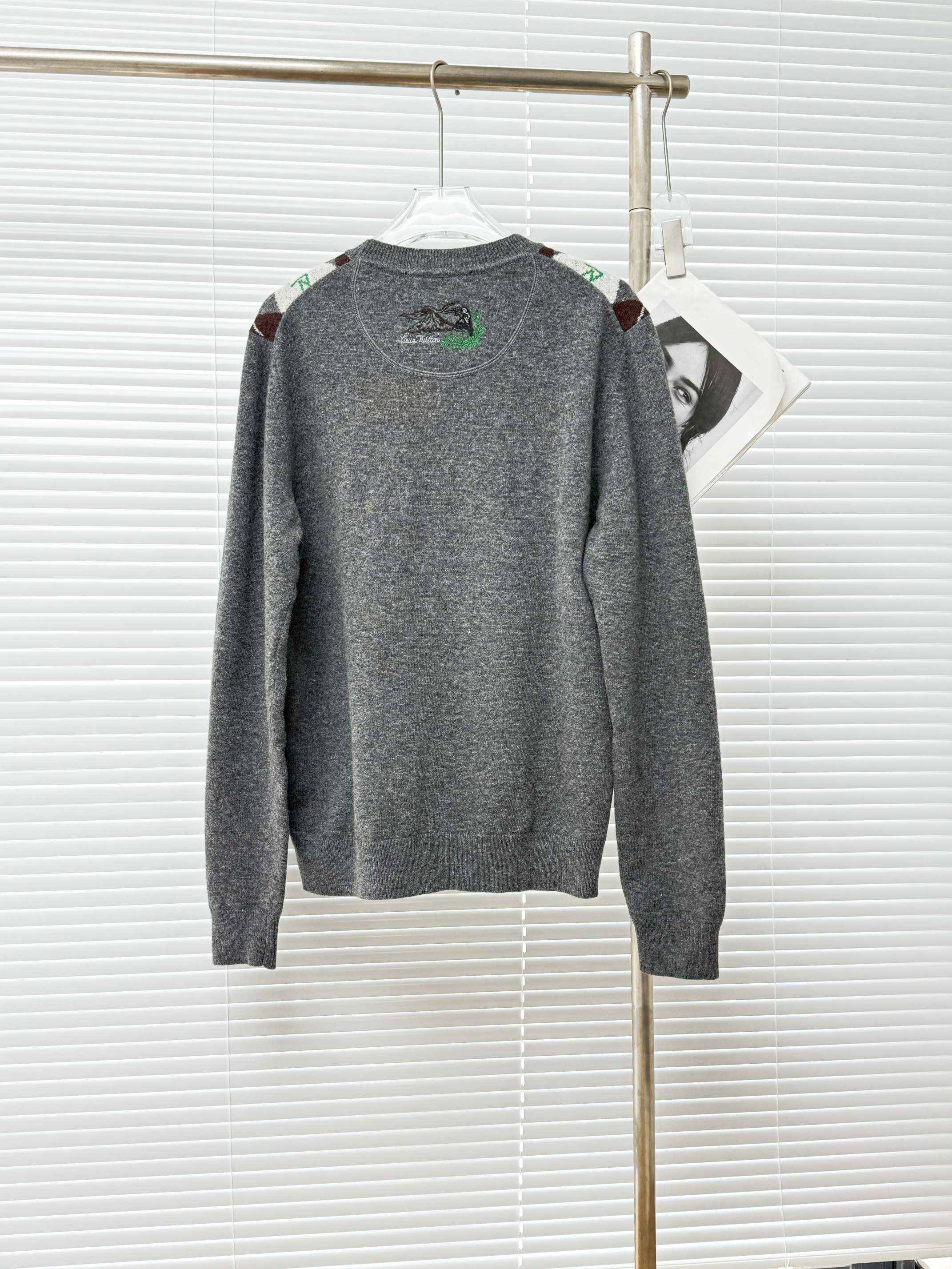 Louis Vuitton 루이비통 아가일 자카드 울 니트 스웨터 12