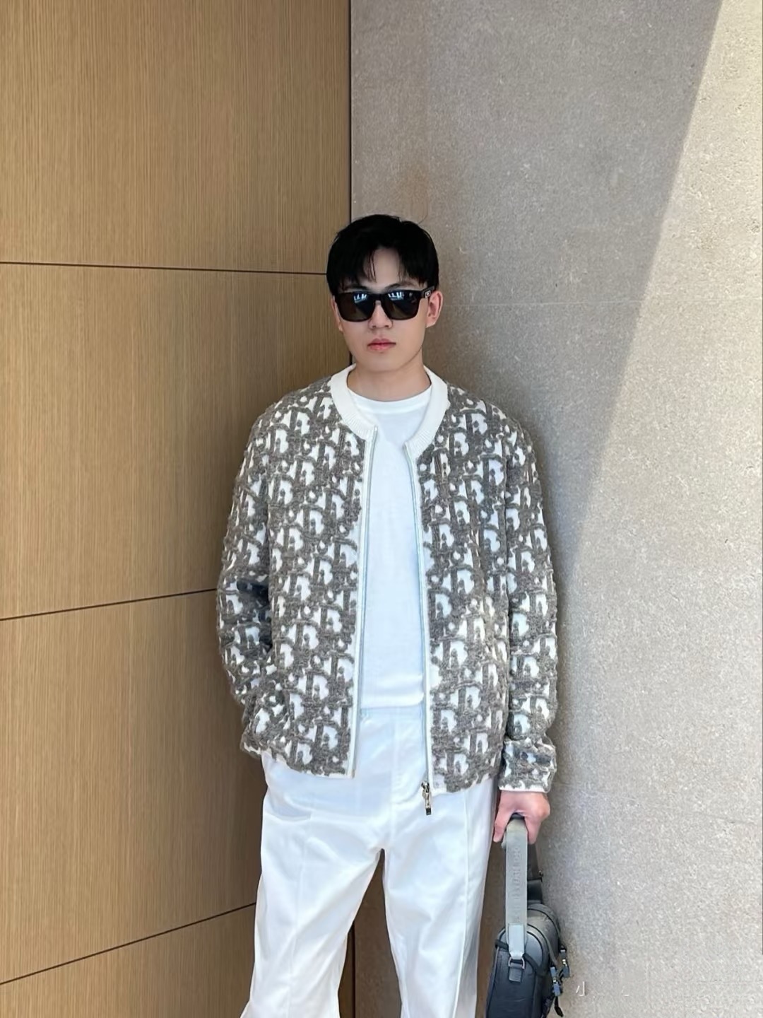 Dior 디올 오블리크 자카드 라운드 집업 가디건 2