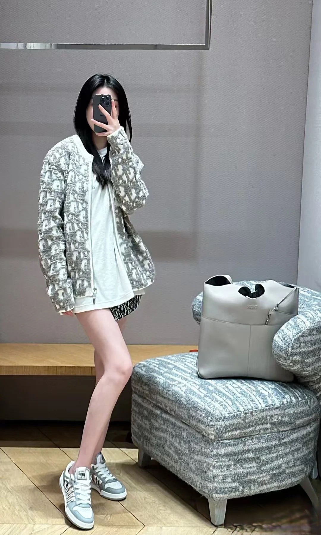 Dior 디올 오블리크 자카드 라운드 집업 가디건 10