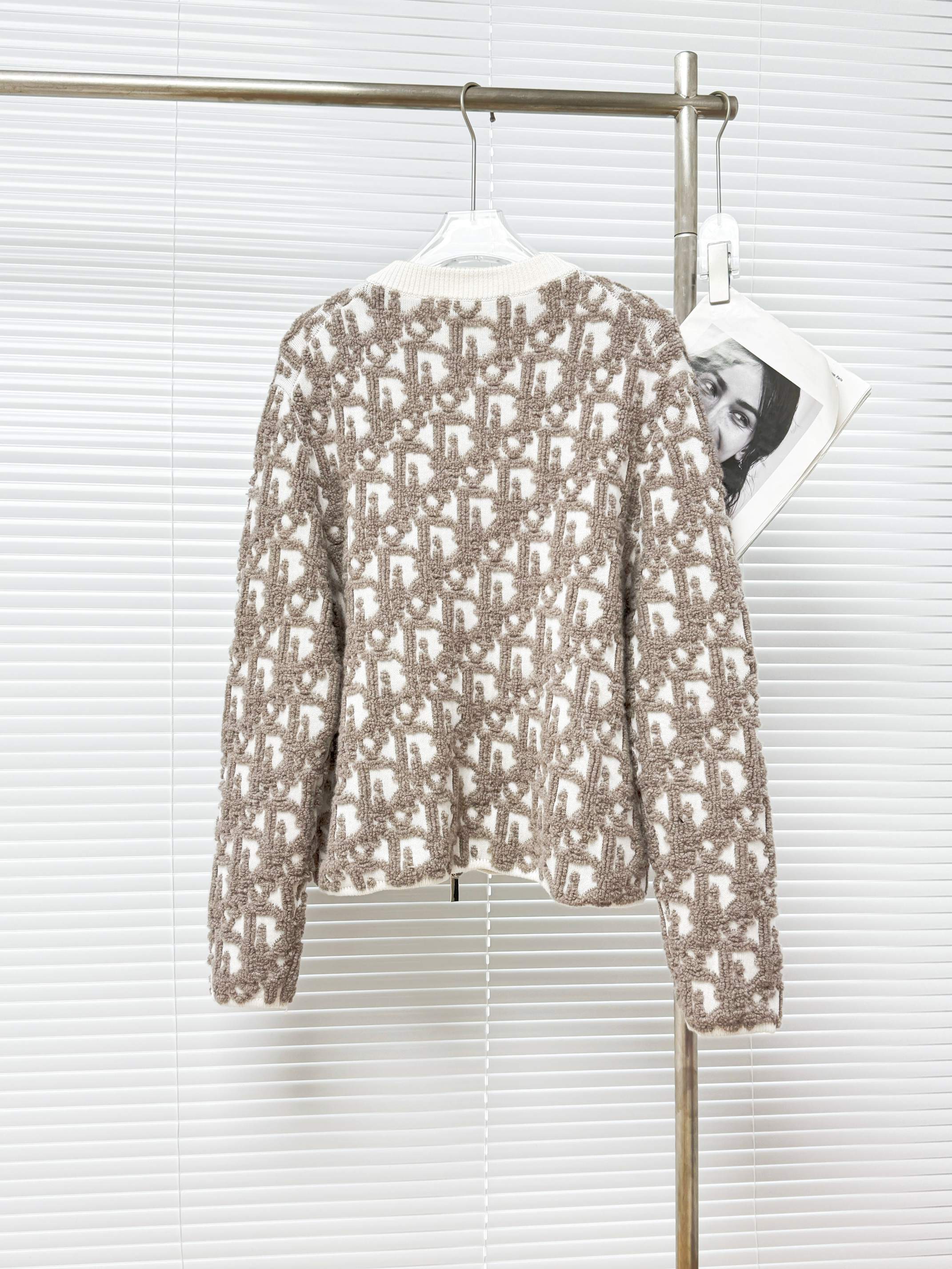 Dior 디올 오블리크 자카드 라운드 집업 가디건 12