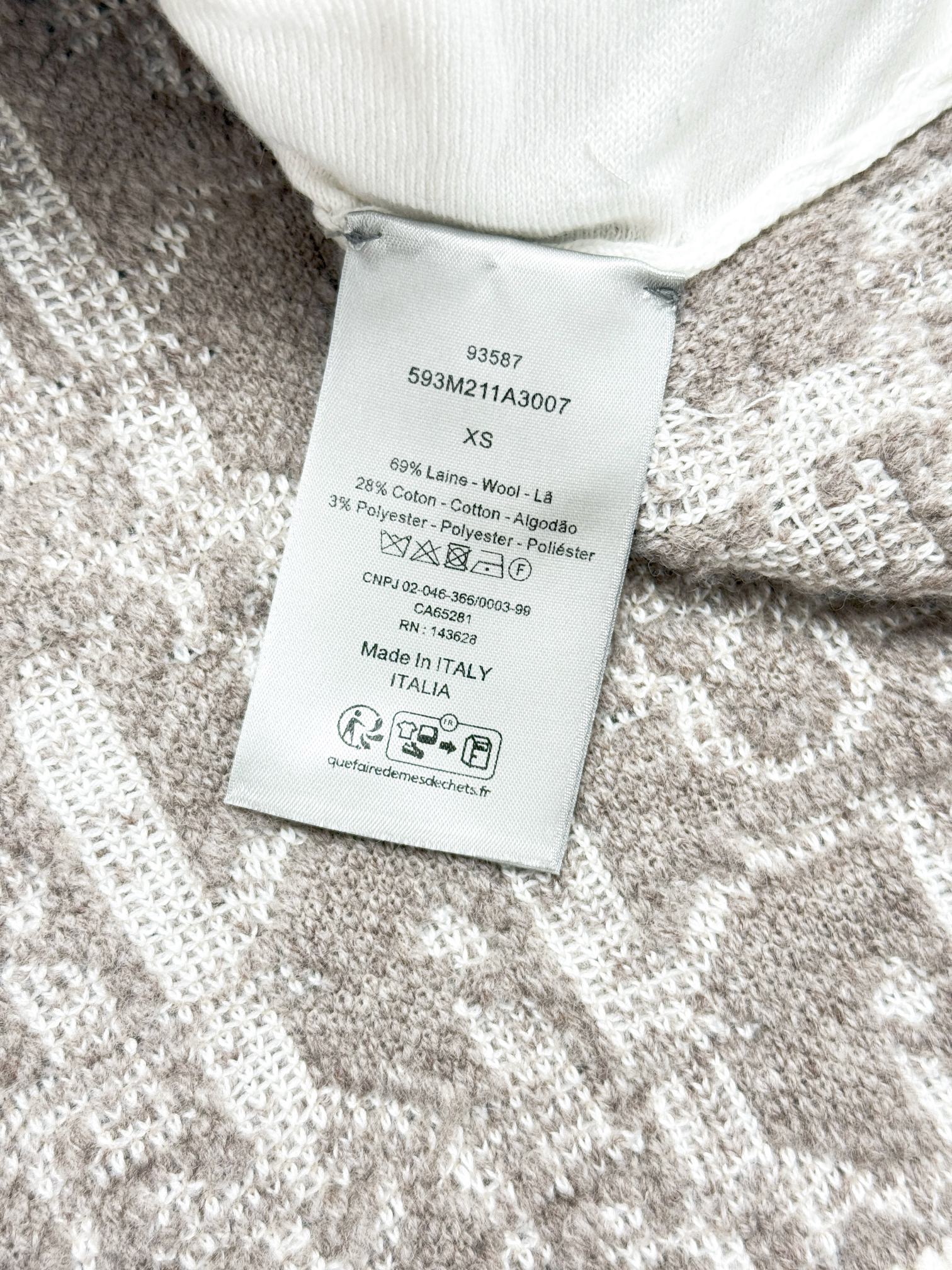 Dior 디올 오블리크 자카드 라운드 집업 가디건 19