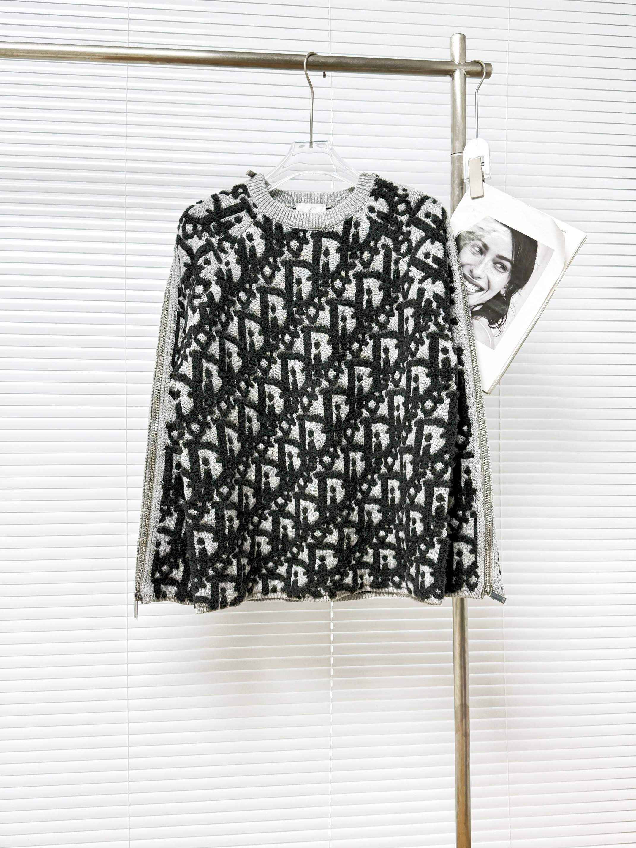 Dior 디올 양모 혼방 자카드 니트 스웨터 10