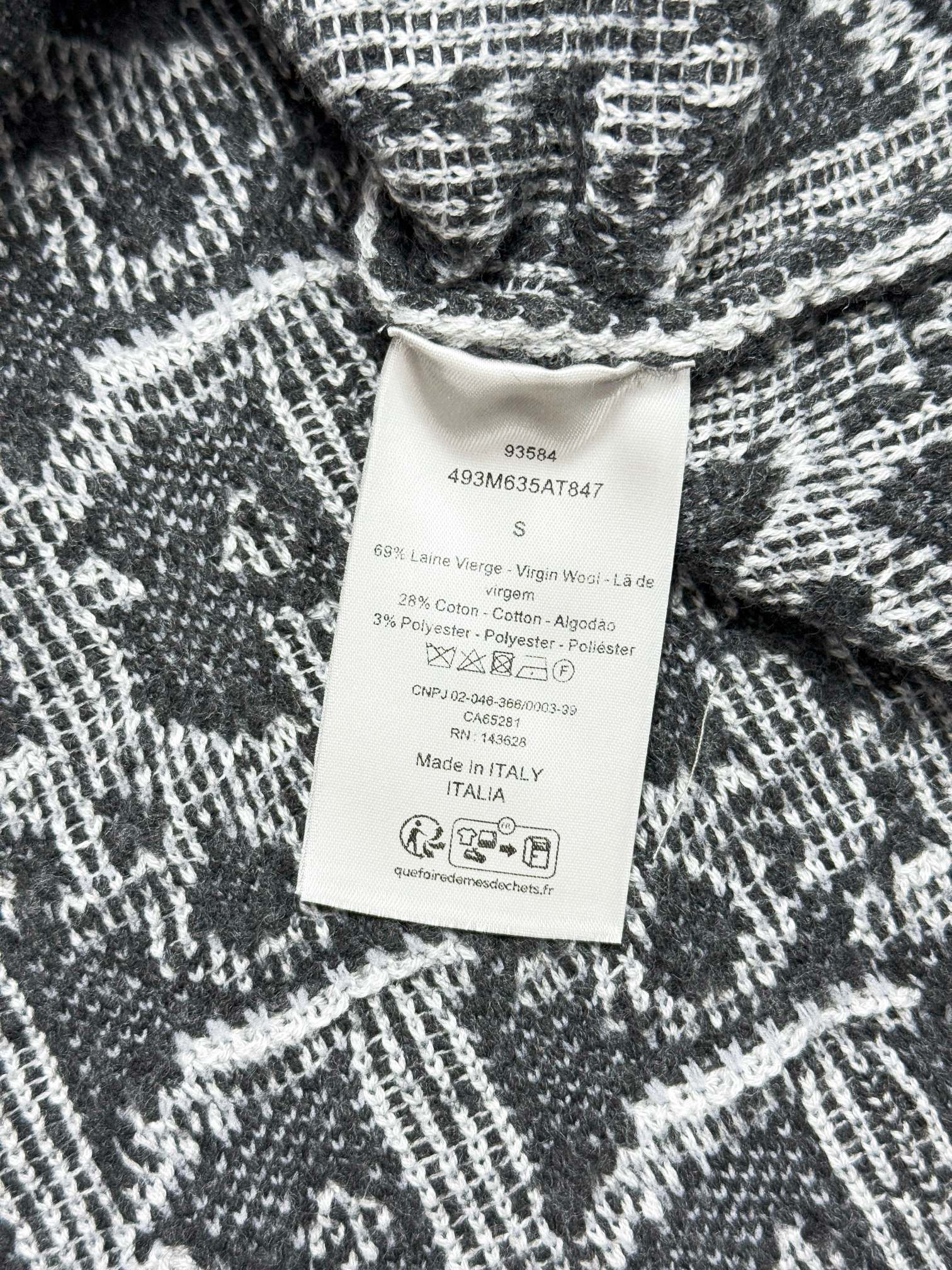 Dior 디올 양모 혼방 자카드 니트 스웨터 18