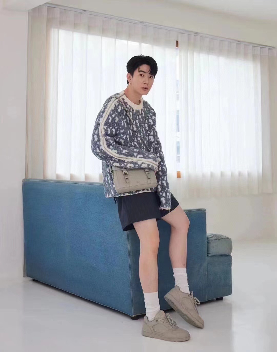 Dior 디올 양모 혼방 자카드 니트 스웨터 7