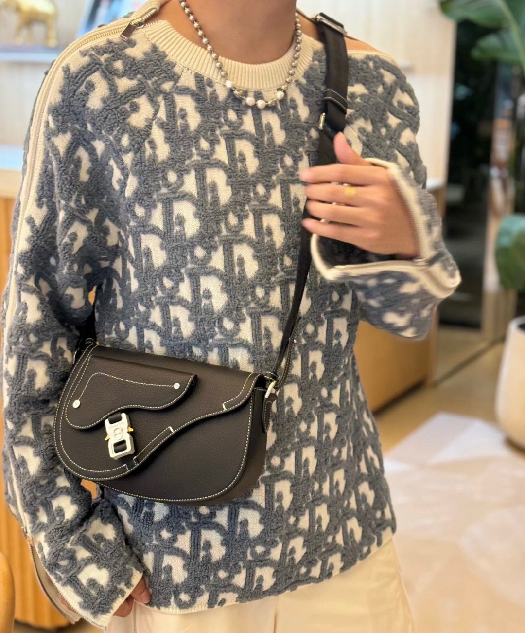 Dior 디올 양모 혼방 자카드 니트 스웨터 8