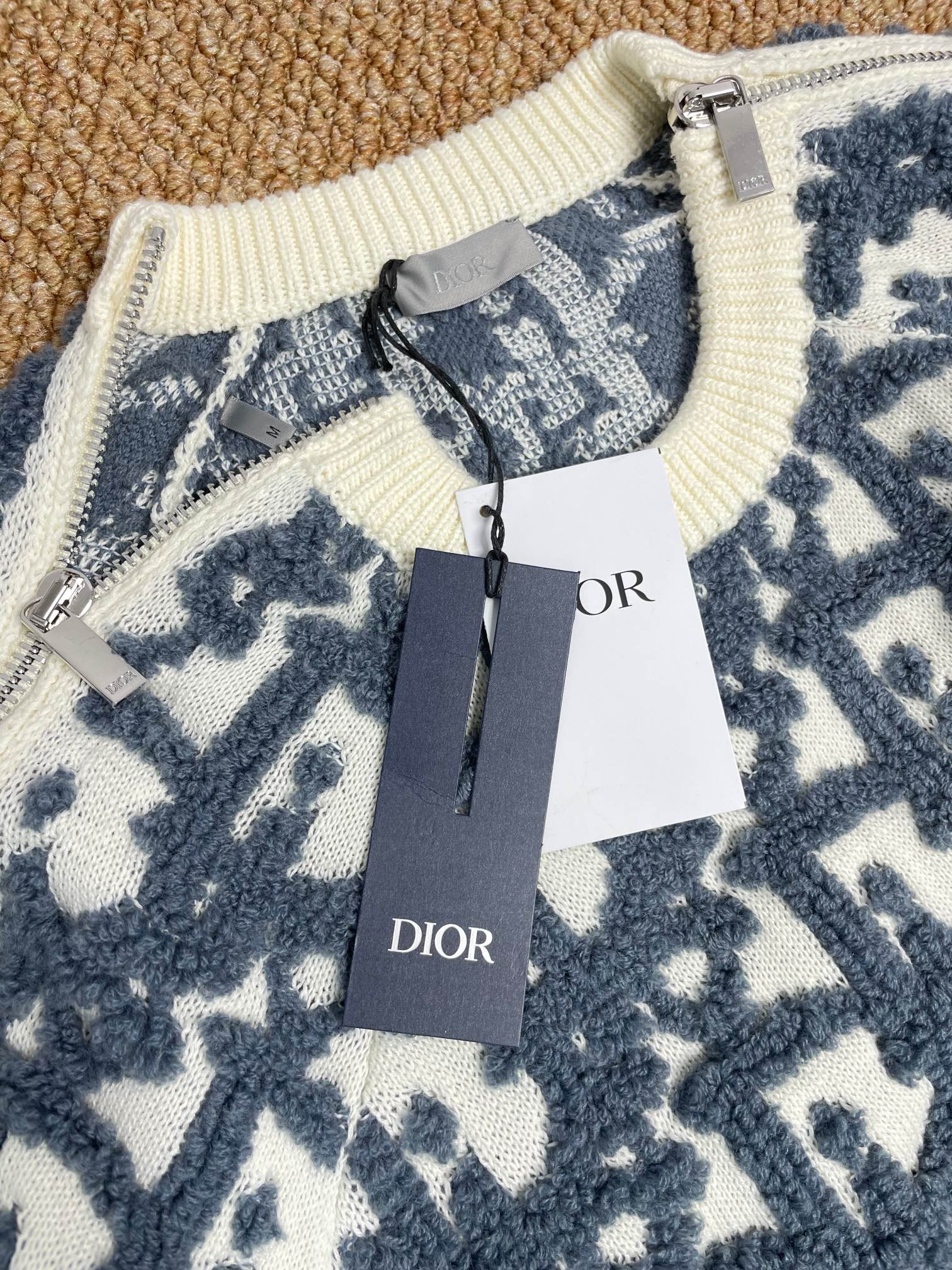 Dior 디올 양모 혼방 자카드 니트 스웨터 15