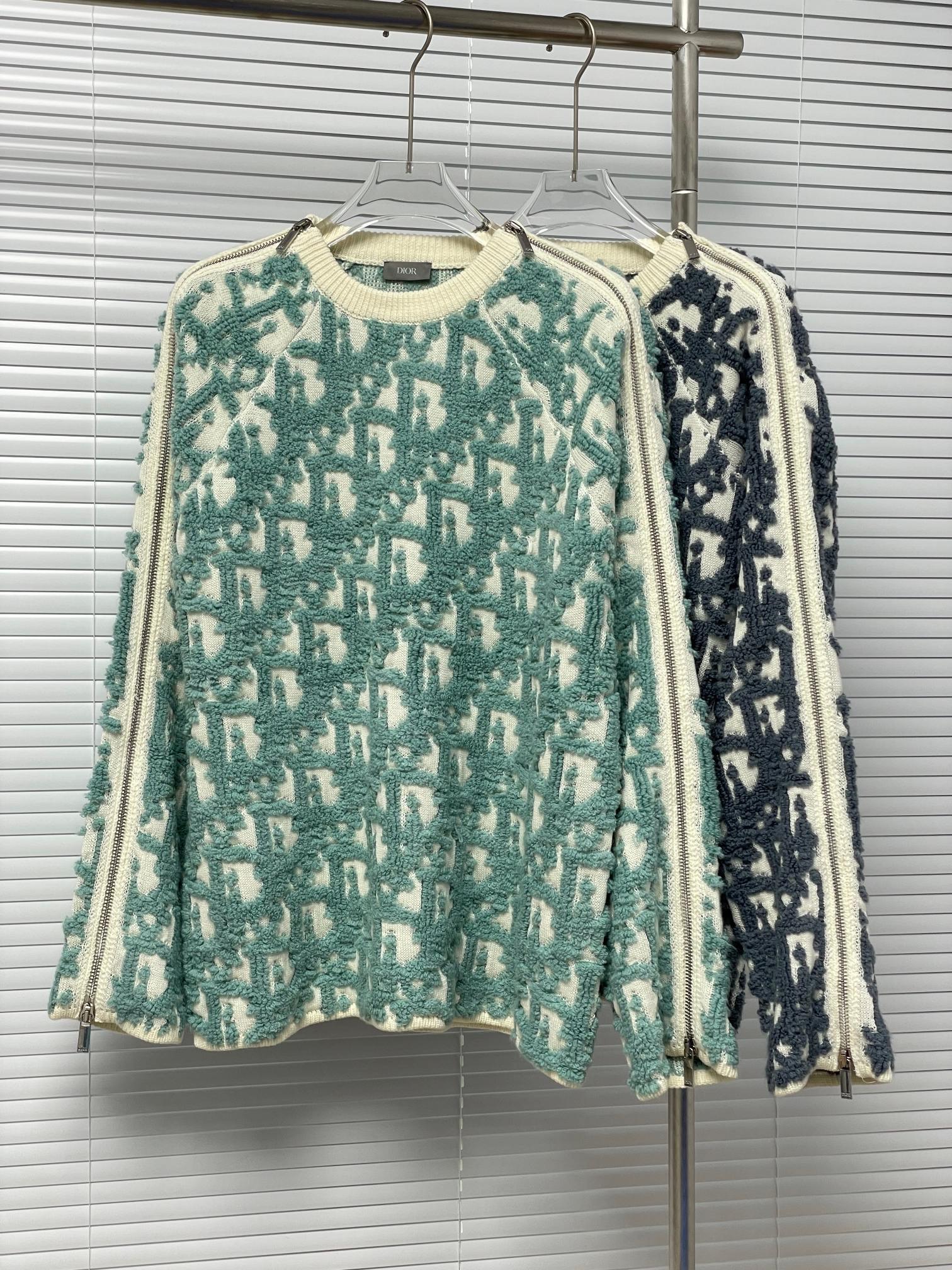 Dior 디올 양모 혼방 자카드 니트 스웨터 19
