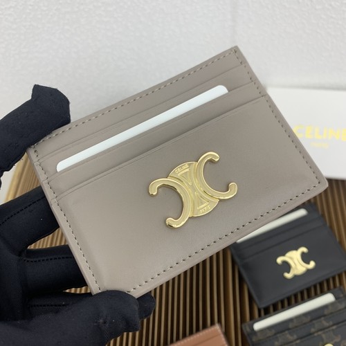 Celine Triomphe Canvas Card Holder 셀린느 트리옹프 캔버스 카드홀더 10832 11cm