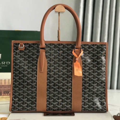 Goyard Morvan Tote Bag Green 고야드 모르방 토트백 브라운 39cm