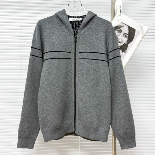 Dior 디올 올오버 오블리크 로고 양면 후드 집업 가디건