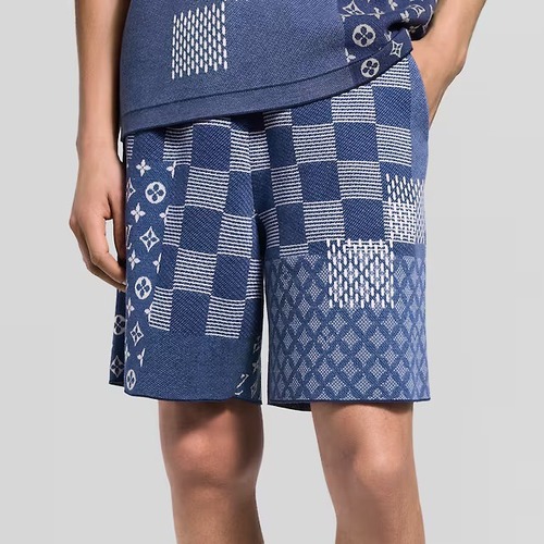 Louis Vuitton 루이비통 다미에 패턴 니트 쇼츠