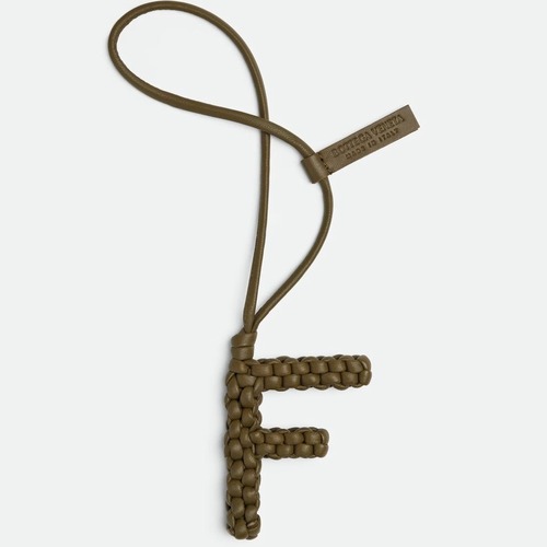 Bottega Veneta 보테가베네타 알파벳 F 가죽 참 키링
