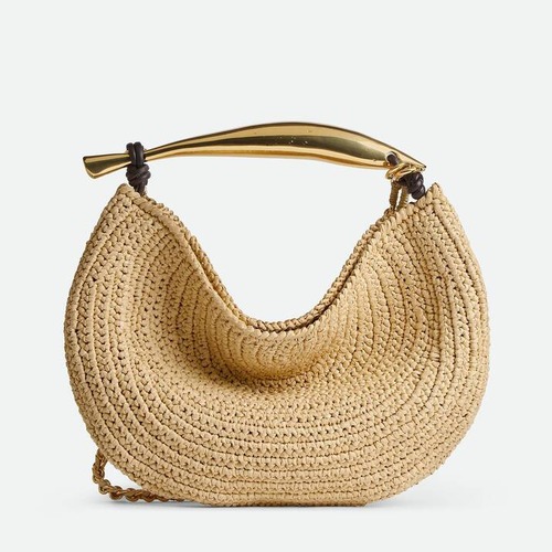 BOTTEGA VENETA 보테가베네타 사디 라피아 호보 백 33CM