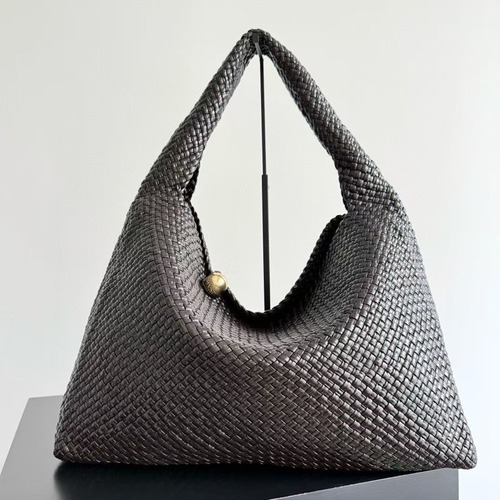Bottega Veneta Tosca Hop Intrecciato 보테가 베네타 토스카 홉 인트레치아토 바치 위빙 호보백 다크브라운 54cm