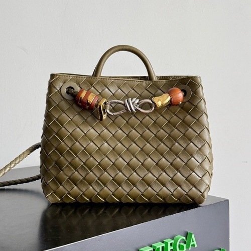 BOTTEGA VENETA 보테가베네타 Andiamo 인트레치아토 토트백 25CM