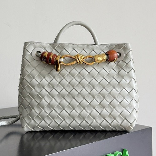BOTTEGA VENETA 보테가베네타 Andiamo 인트레치아토 토트백 25CM