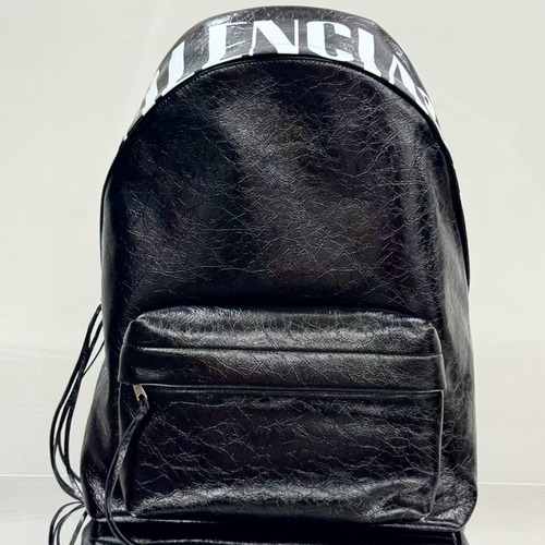 Balenciaga 발렌시아가 익스플로러 오일드 레더 블랙 백팩 34.8CM
