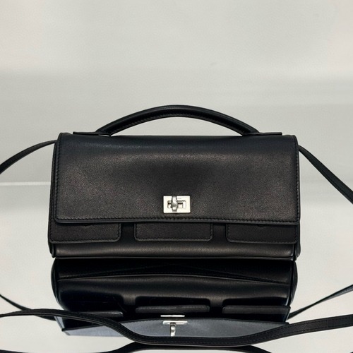 Balenciaga 발렌시아가 Bel Air 클러치 숄더백 블랙 실버 26.9CM