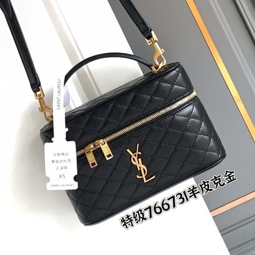 SAINT LAURENT GABY VANITY BAG 미니 양가죽 숄더백 18CM