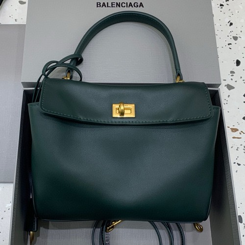 Balenciaga Rodeo Mini 발렌시아가 로데오 미니 토트백 다크그린 22.8CM