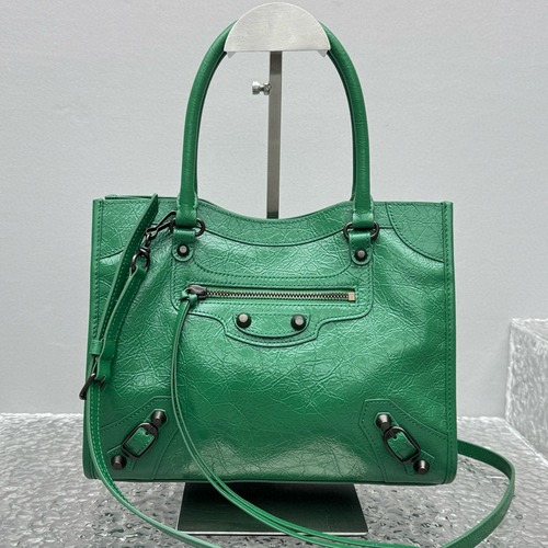 Balenciaga Le City 발렌시아가 르 시티 토트백 그린 20CM
