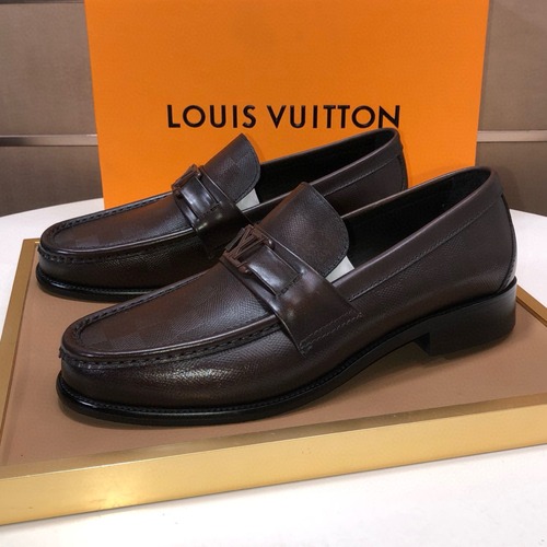 Louis Vuitton 루이비통 남성 로고 레더 로퍼