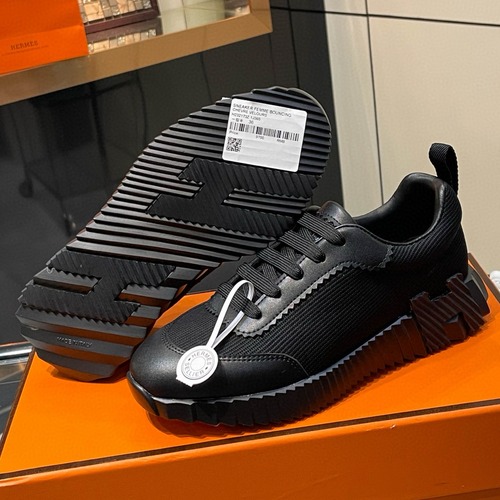 HERMES 에르메스 H 플라잉 니트 레저 스니커즈