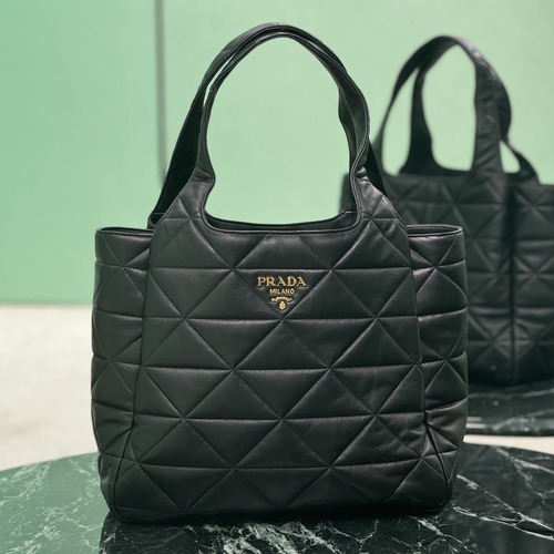 Prada 프라다 퀼티드 레더 대형 토트백 39CM
