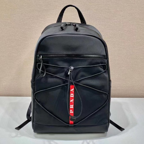 Prada 프라다 Linea Rossa 사피아노 나일론 백팩 2VZ085 30CM