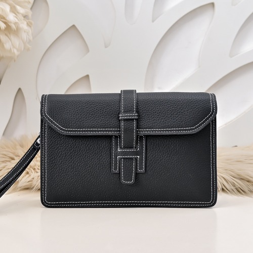 Hermes 에르메스 남성 가죽 스트랩 클러치백 26CM