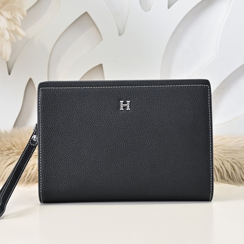 Hermes 에르메스 남성 가죽 클러치백 26CM