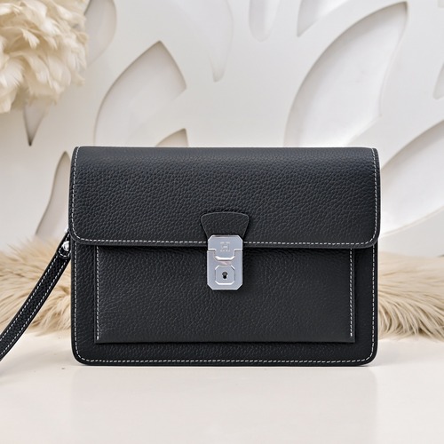 Hermes 에르메스 남성 가죽 클러치백 25CM