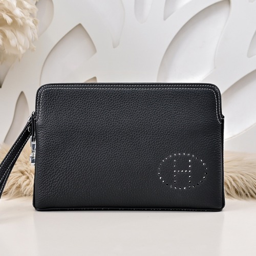 Hermes 에르메스 에블린 남성 가죽 클러치백 26CM