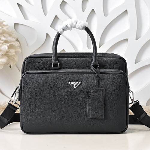 Prada 프라다 남성 소가죽 브리프케이스 토트백 38CM