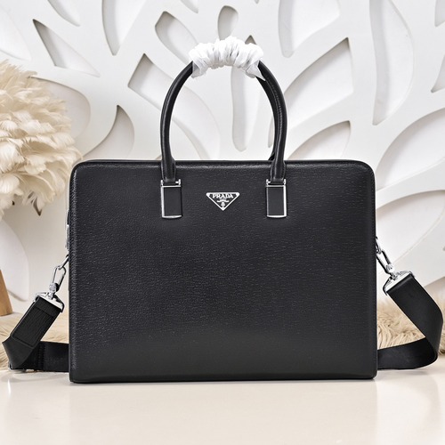 Prada 프라다 남성 소가죽 브리프케이스 토트백 38CM