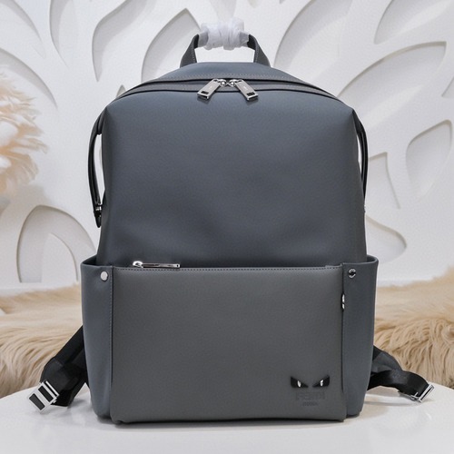 Fendi 펜디 남성 방수 패브릭 레더 믹스 백팩 31.5CM