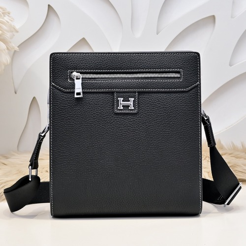 Hermes 에르메스 남성 소가죽 크로스바디 숄더백 28CM