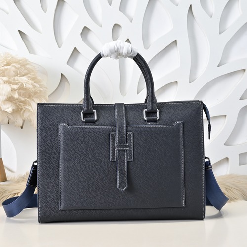 Hermes 에르메스 남성 레더 비즈니스 브리프케이스 38CM